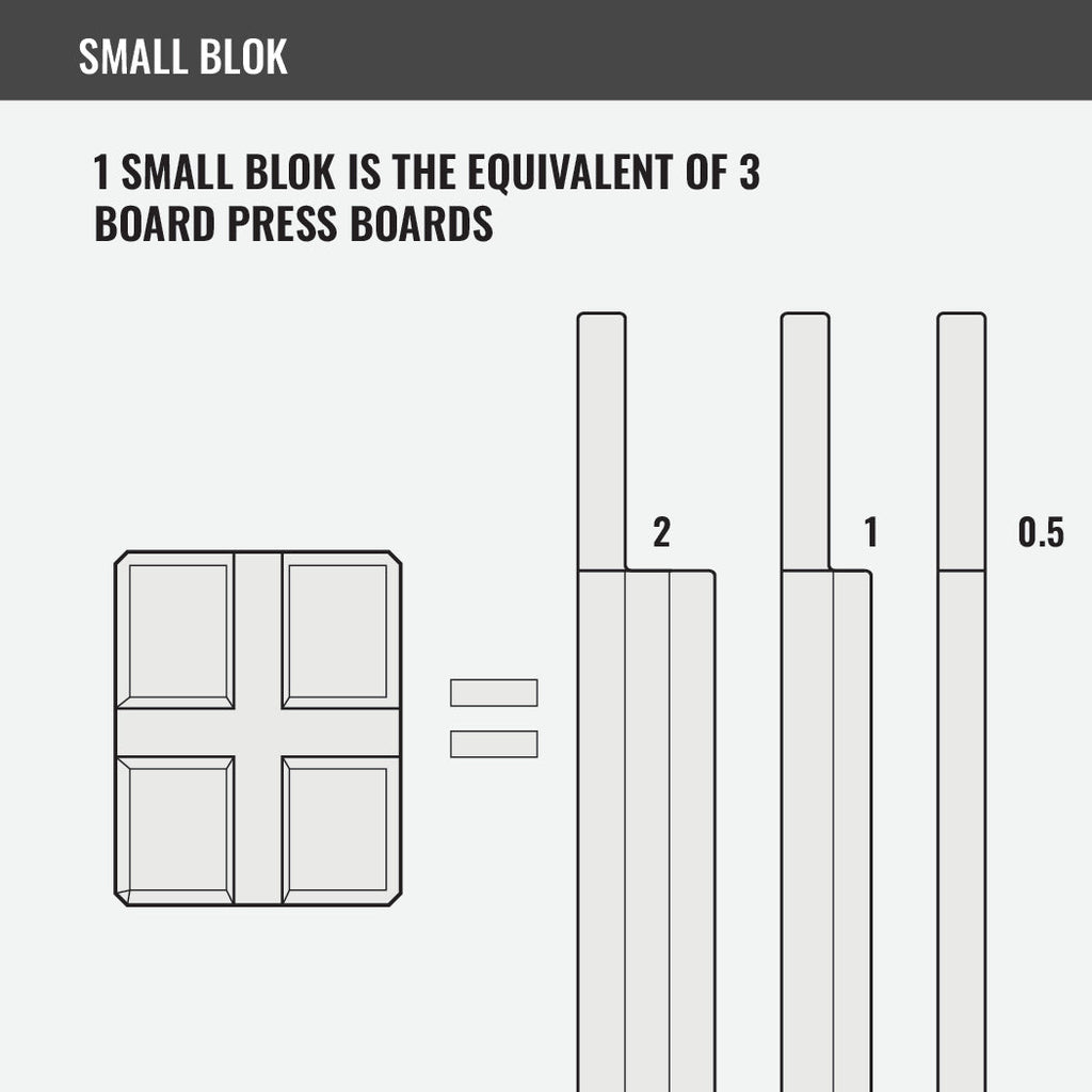 Small BenchBlokz 1/2-1 - PRO